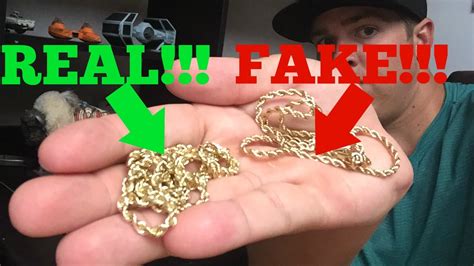 how to identify real gold